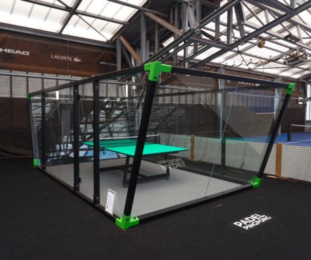 The Allure of Padel Pingpong in a Transparent-Enclosed Arena