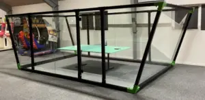 The Allure of Padel Pingpong in a Transparent-Enclosed Arena