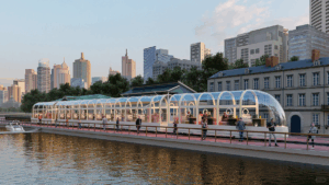 The Transparent Mini Train Crafted from Polycarbonate